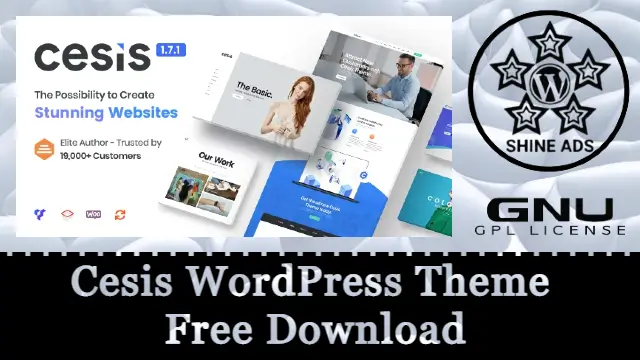 Cesis WordPress Theme Free Download [v1.8.27]