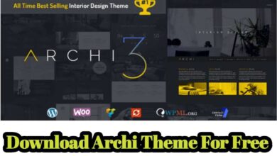 Download Archi Theme v4.4.5 For Free