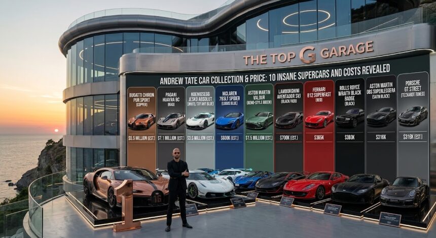 Andrew Tate Car Collection and Price: 10 Insane Supercars and Costs Revealed