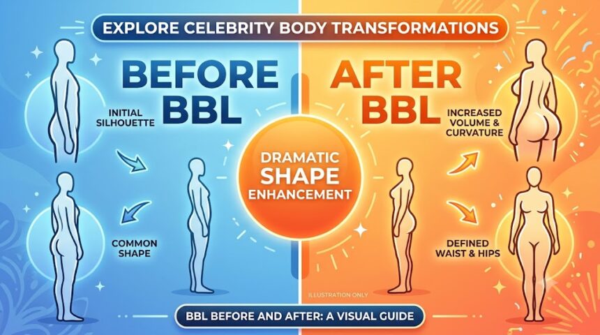 Celebrity BBL Before and After